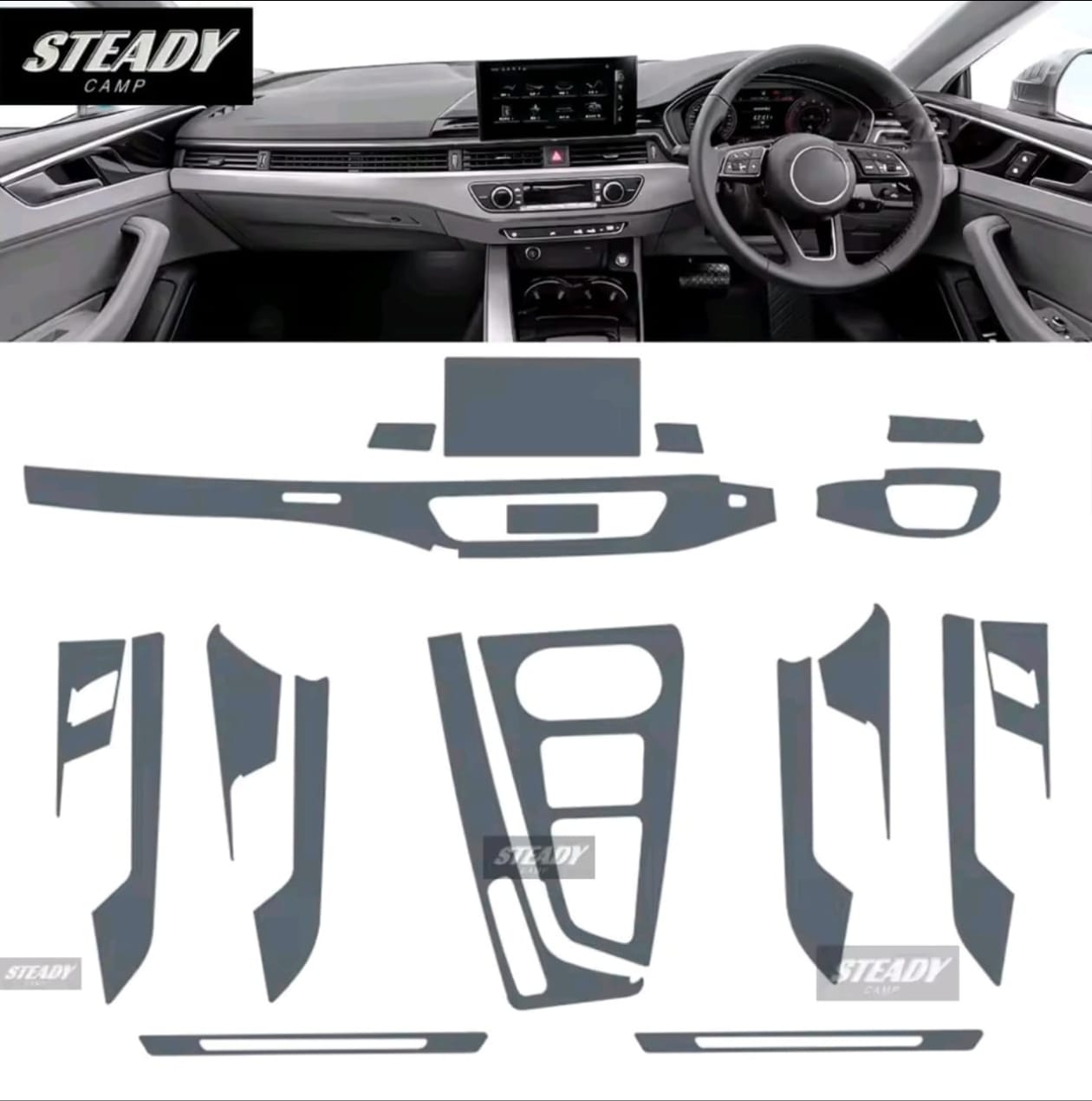 Audi A5 Premium TPU Interior PPF Protective Film – Scratch Resistant, Waterproof & Transparent