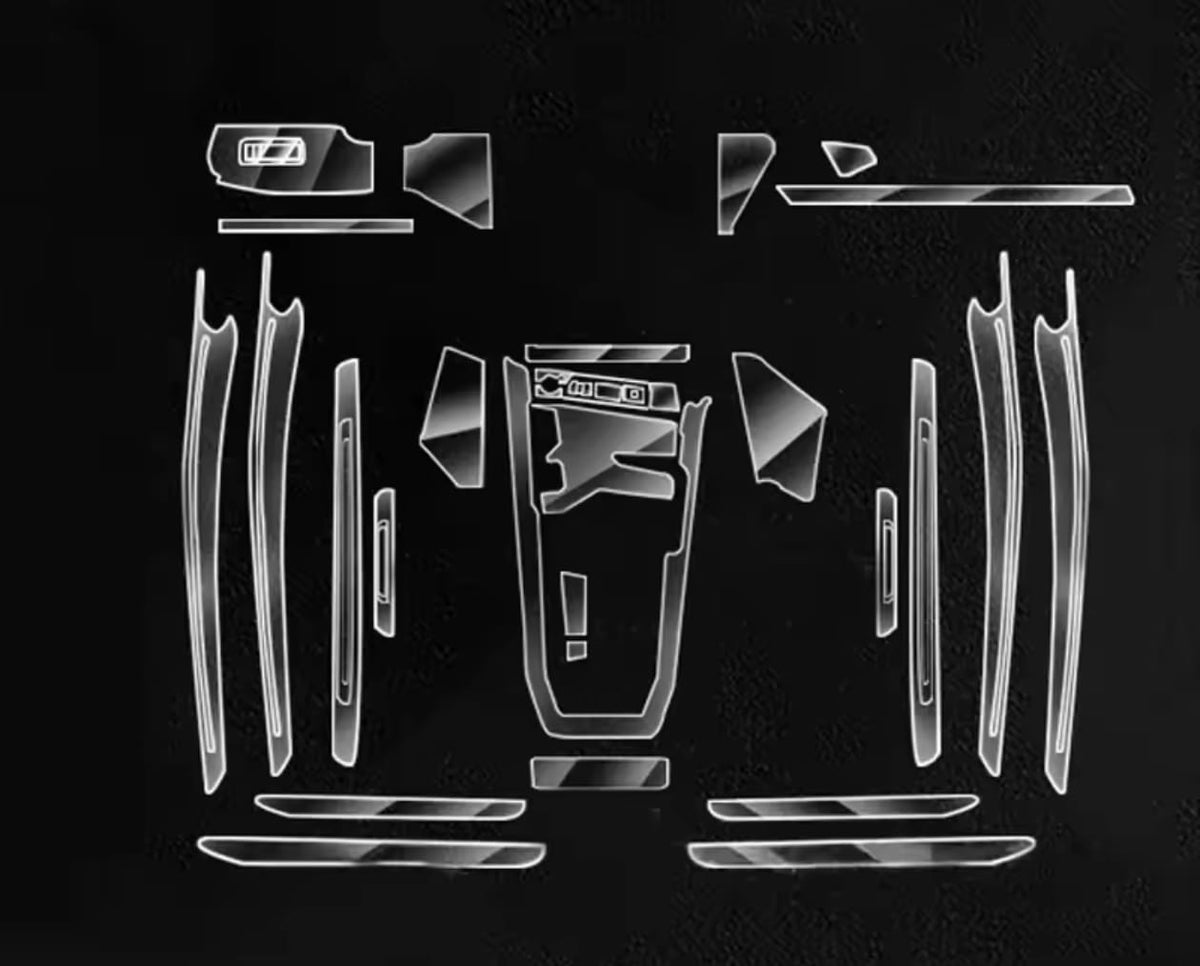 Audi E-Tron Premium TPU Interior PPF Protective Film – Scratch Resistant, Waterproof & Transparent