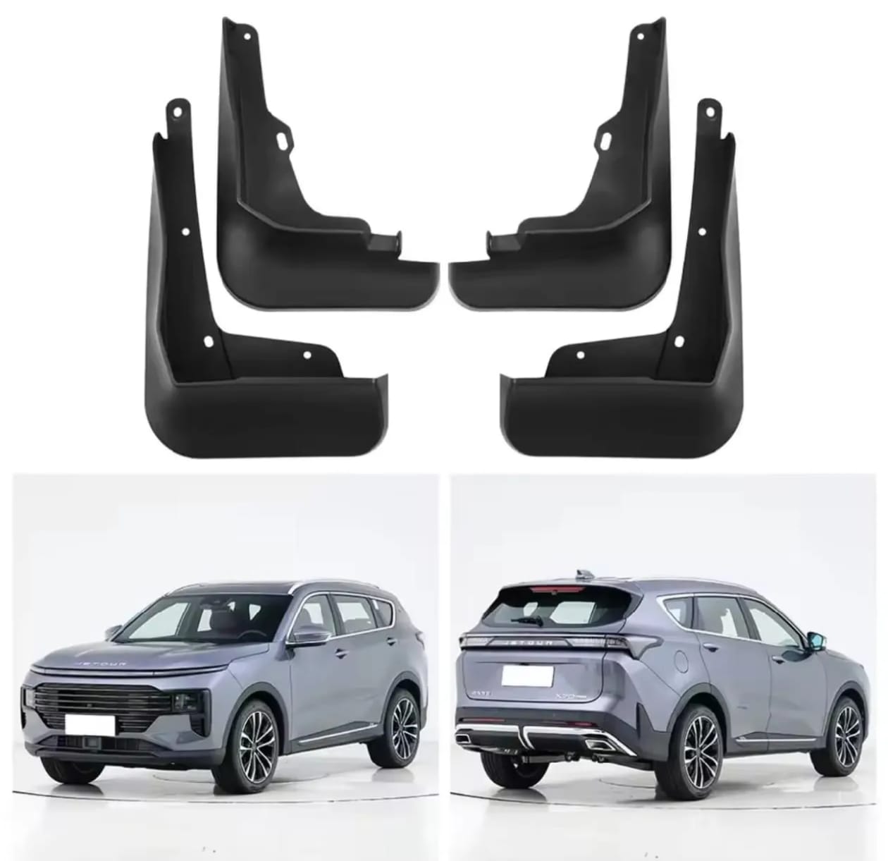 Jetour X70 Plus Premium Imported Mud Flaps / Mudguards – 4 Pcs Set | Proper Fitting