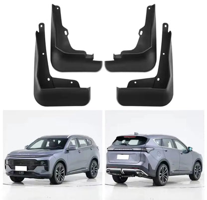 Jetour X70 Plus Premium Imported Mud Flaps / Mudguards – 4 Pcs Set | Proper Fitting