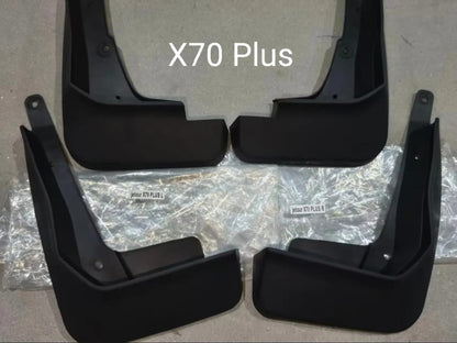 Jetour X70 Plus Premium Imported Mud Flaps / Mudguards – 4 Pcs Set | Proper Fitting