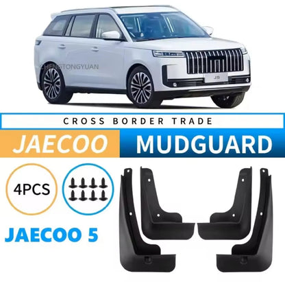 Jaecoo J5 Premium Imported Mud Flaps / Mudguards – 4 Pcs Set | Proper Fitting