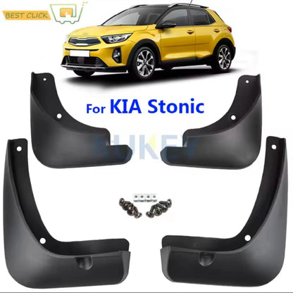 Kia Stonic Premium Imported Mud Flaps / Mudguards – 4 Pcs Set | Proper Fitting
