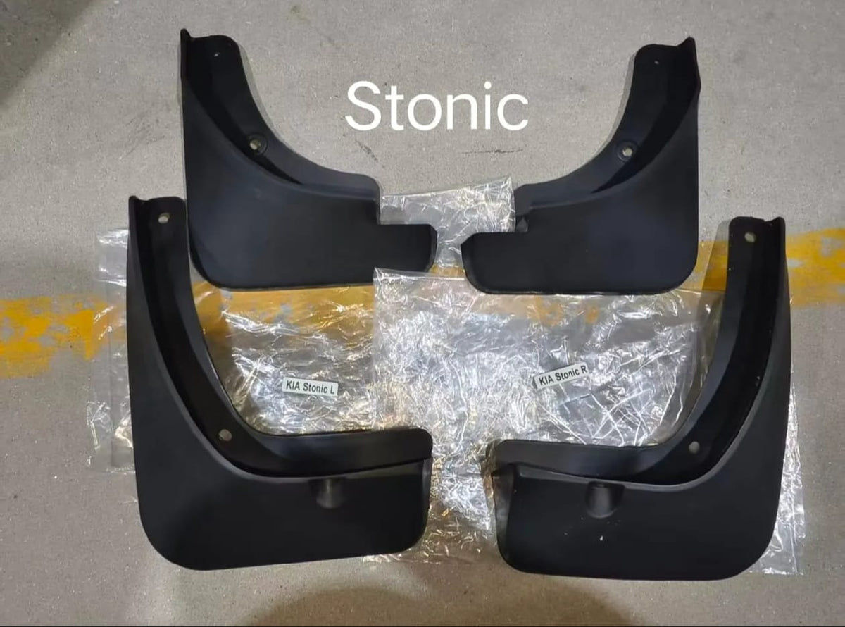 Kia Stonic Premium Imported Mud Flaps / Mudguards – 4 Pcs Set | Proper Fitting