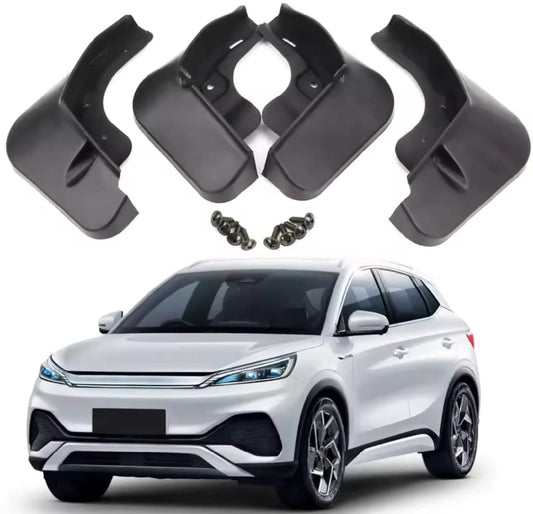 Byd Atto 3 Premium Imported Mud Flaps / Mudguards – 4 Pcs Set | Proper Fitting