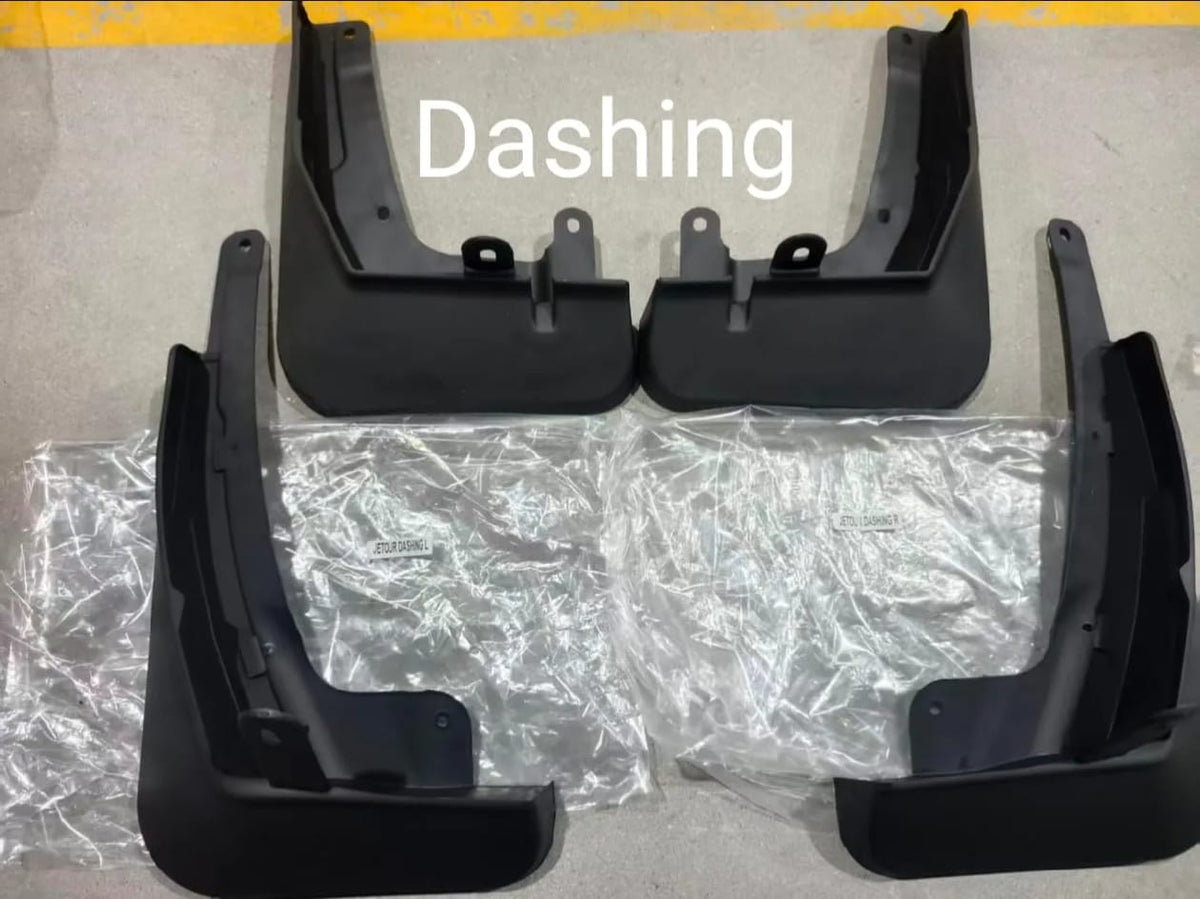 Jetour Dashing Premium Imported Mud Flaps / Mudguards – 4 Pcs Set | Proper Fitting