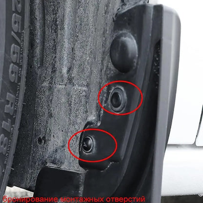 Haval Jolion Premium Imported Mud Flaps / Mudguards – 4 Pcs Set | Proper Fitting