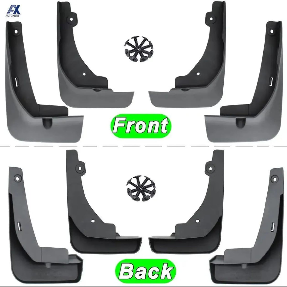 Toyota Corolla Cross Premium Imported Mud Flaps / Mudguards – 4 Pcs Set | Proper Fitting