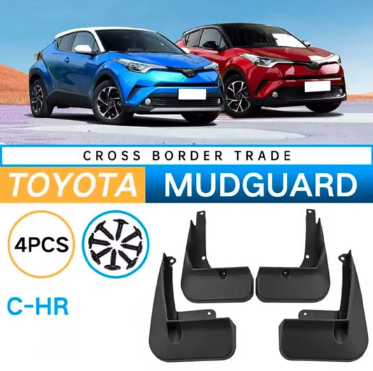 Toyota Chr Premium Imported Mud Flaps / Mudguards – 4 Pcs Set | Proper Fitting