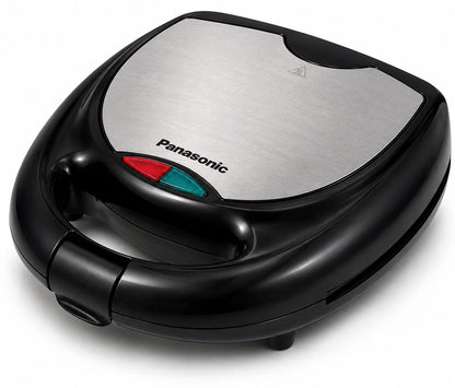 Panasonic MJ-416 2-Slice Sandwich Maker – Steel Cover, Non-Stick Plates
