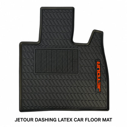 Jetour Dashing Premium Latex Rubber PVC Car Floor Mats – Custom Fit Heavy Duty Waterproof | 3 Pcs Set