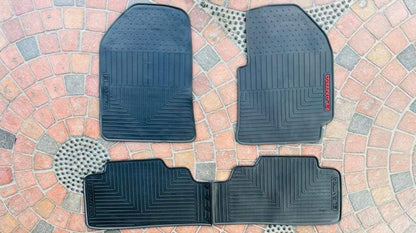 Hyundai Elantra Hybrid Premium Latex Rubber PVC Car Floor Mats – Custom Fit Heavy Duty Waterproof | 3 Pcs Set