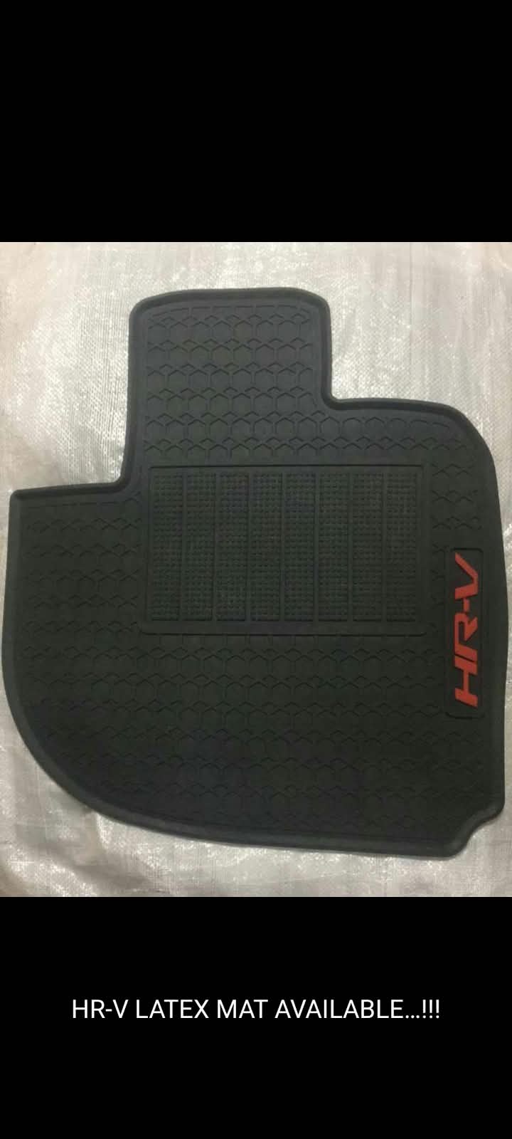 Honda Hrv Premium Latex Rubber PVC Car Floor Mats – Custom Fit Heavy Duty Waterproof | 3 Pcs Set