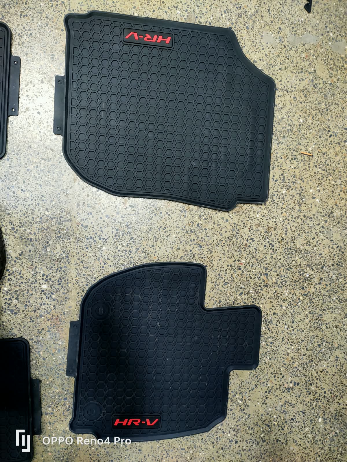 Honda Hrv Premium Latex Rubber PVC Car Floor Mats – Custom Fit Heavy Duty Waterproof | 3 Pcs Set