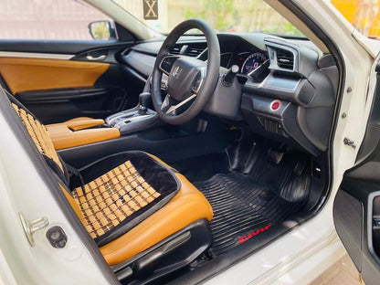 Honda Civic X 2016-2021 Premium Latex Rubber PVC Car Floor Mats – Custom Fit Heavy Duty Waterproof | 3 Pcs Set