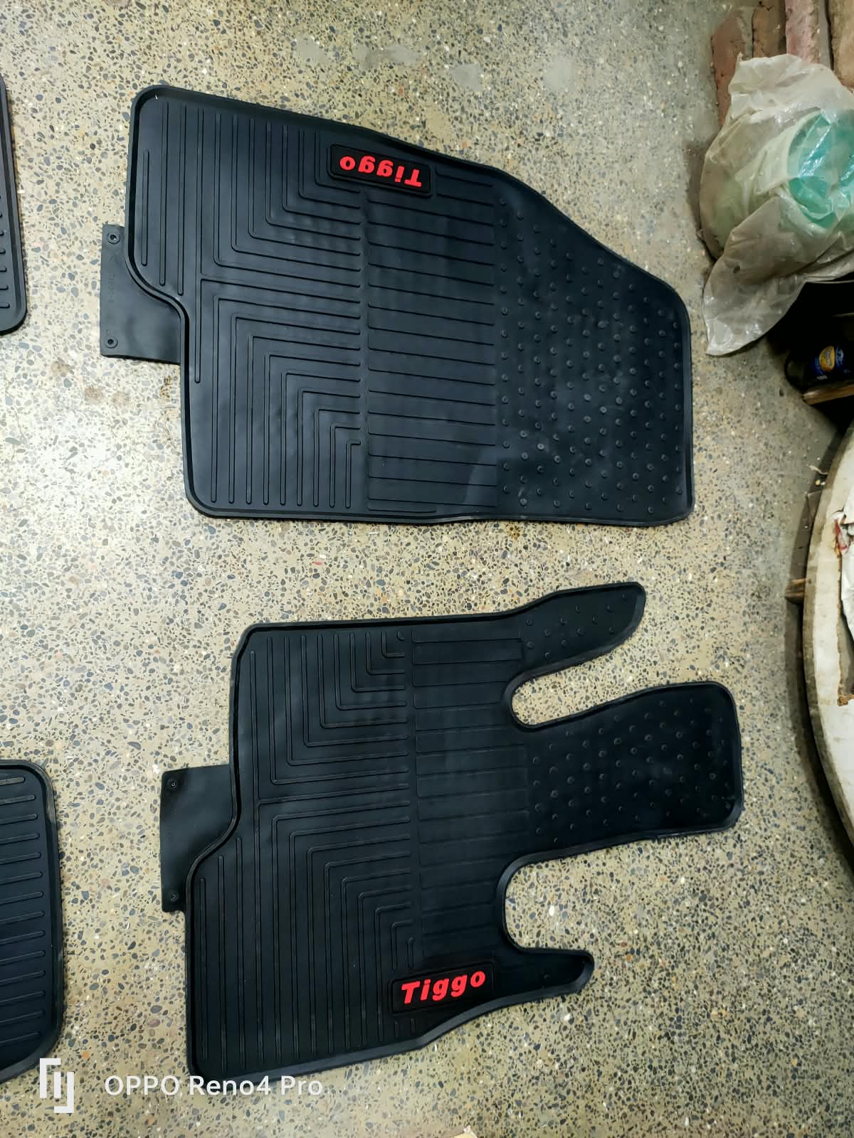 Chery Tiggo 9 PHEV Premium Latex Rubber PVC Car Floor Mats – Custom Fit Heavy Duty Waterproof | 4 Pcs Set