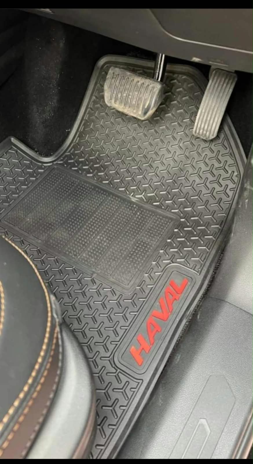 Haval H6 Facelift Premium Latex Rubber PVC Car Floor Mats – Custom Fit Heavy Duty Waterproof | 3 Pcs Set