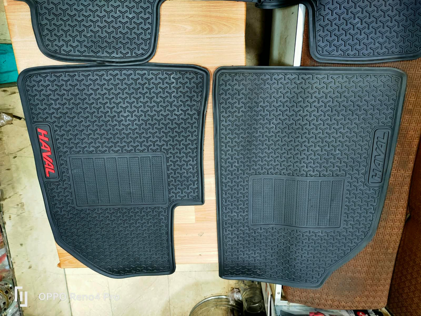 Haval H6 Facelift Premium Latex Rubber PVC Car Floor Mats – Custom Fit Heavy Duty Waterproof | 3 Pcs Set
