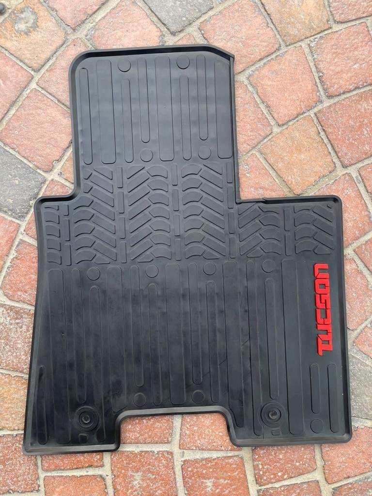 Hyundai Tucson 2020-2025 Premium Latex Rubber PVC Car Floor Mats – Custom Fit Heavy Duty Waterproof | 3 Pcs Set
