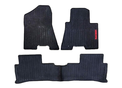 Hyundai Tucson 2020-2025 Premium Latex Rubber PVC Car Floor Mats – Custom Fit Heavy Duty Waterproof | 3 Pcs Set