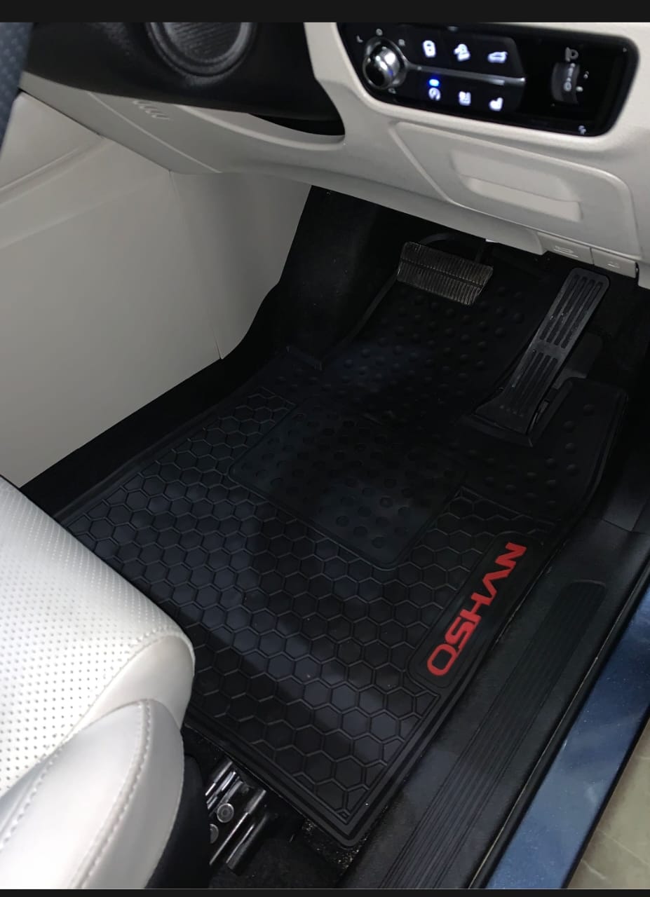 Changan Oshan X7 Premium Latex Rubber PVC Car Floor Mats – Custom Fit Heavy Duty Waterproof | 3 & 4 Pcs Sets