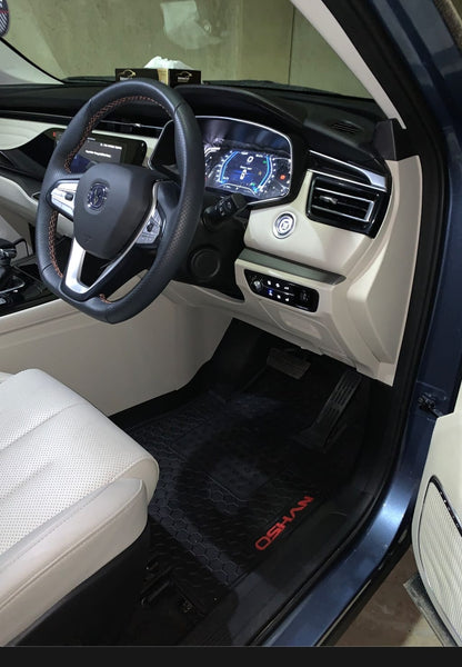 Changan Oshan X7 Premium Latex Rubber PVC Car Floor Mats – Custom Fit Heavy Duty Waterproof | 3 & 4 Pcs Sets