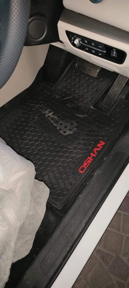 Changan Oshan X7 Premium Latex Rubber PVC Car Floor Mats – Custom Fit Heavy Duty Waterproof | 3 & 4 Pcs Sets