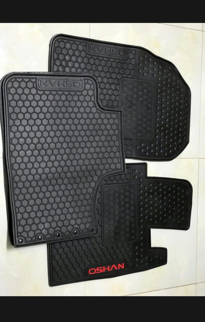 Changan Oshan X7 Premium Latex Rubber PVC Car Floor Mats – Custom Fit Heavy Duty Waterproof | 3 & 4 Pcs Sets