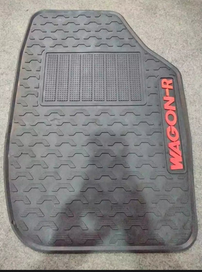 Suzuki Wagon R 2014-2025 Premium Latex Rubber PVC Car Floor Mats – Custom Fit Heavy Duty Waterproof | 3 Pcs Set
