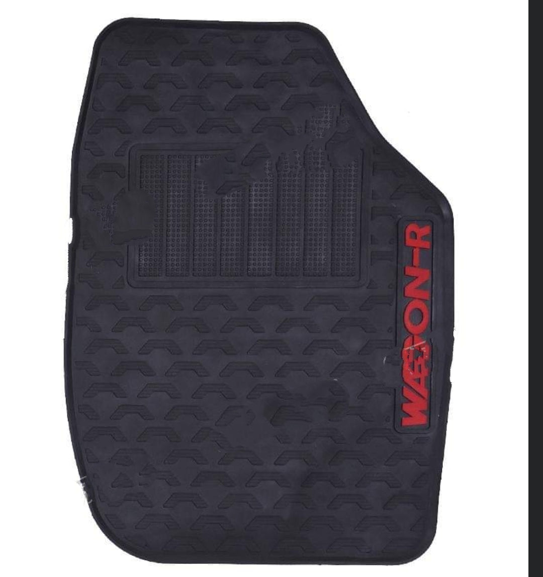 Suzuki Wagon R 2014-2025 Premium Latex Rubber PVC Car Floor Mats – Custom Fit Heavy Duty Waterproof | 3 Pcs Set