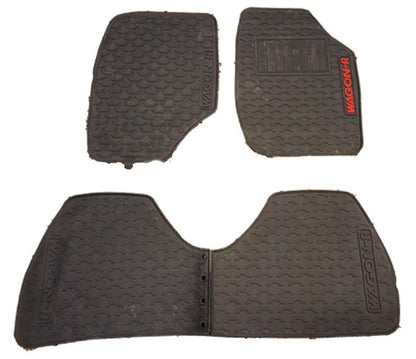 Suzuki Wagon R 2014-2025 Premium Latex Rubber PVC Car Floor Mats – Custom Fit Heavy Duty Waterproof | 3 Pcs Set