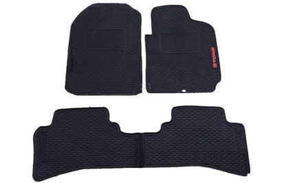 Kia Stonic Premium Latex Rubber PVC Car Floor Mats – Custom Fit Heavy Duty Waterproof | 3 Pcs Set