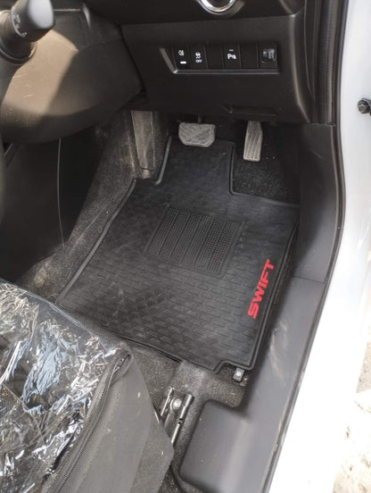 Suzuki Swift 2022-2026 Premium Latex Rubber PVC Car Floor Mats – Custom Fit Heavy Duty Waterproof | 3 Pcs Set