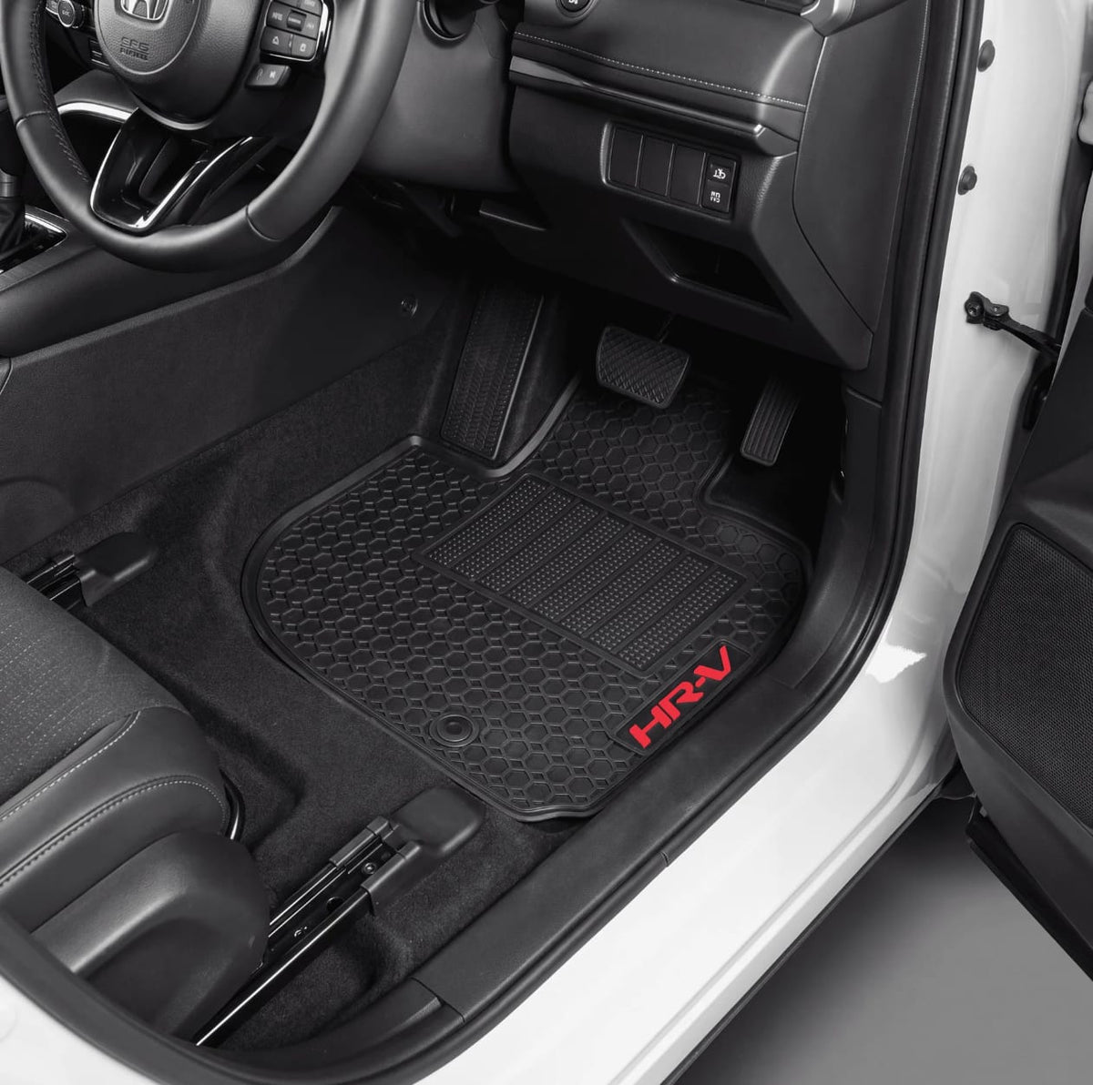 Honda Hrv Premium Latex Rubber PVC Car Floor Mats – Custom Fit Heavy Duty Waterproof | 3 Pcs Set