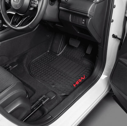 Honda Hrv Premium Latex Rubber PVC Car Floor Mats – Custom Fit Heavy Duty Waterproof | 3 Pcs Set