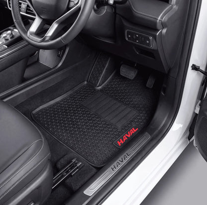 Haval H6 Facelift Premium Latex Rubber PVC Car Floor Mats – Custom Fit Heavy Duty Waterproof | 3 Pcs Set