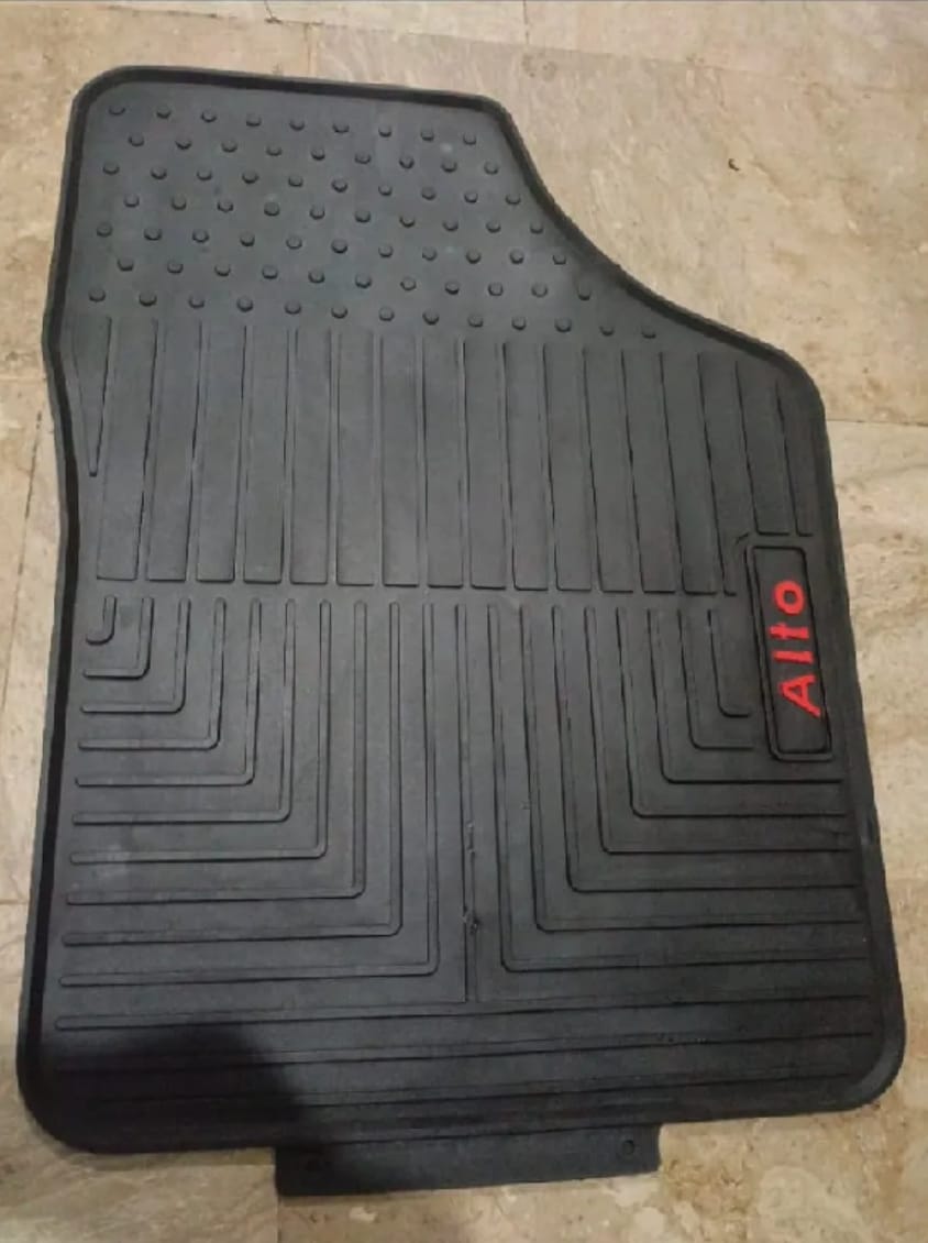 Suzuki Alto 2019-2026 Premium Latex Rubber PVC Car Floor Mats – Custom Fit Heavy Duty Waterproof | 3 Pcs Set